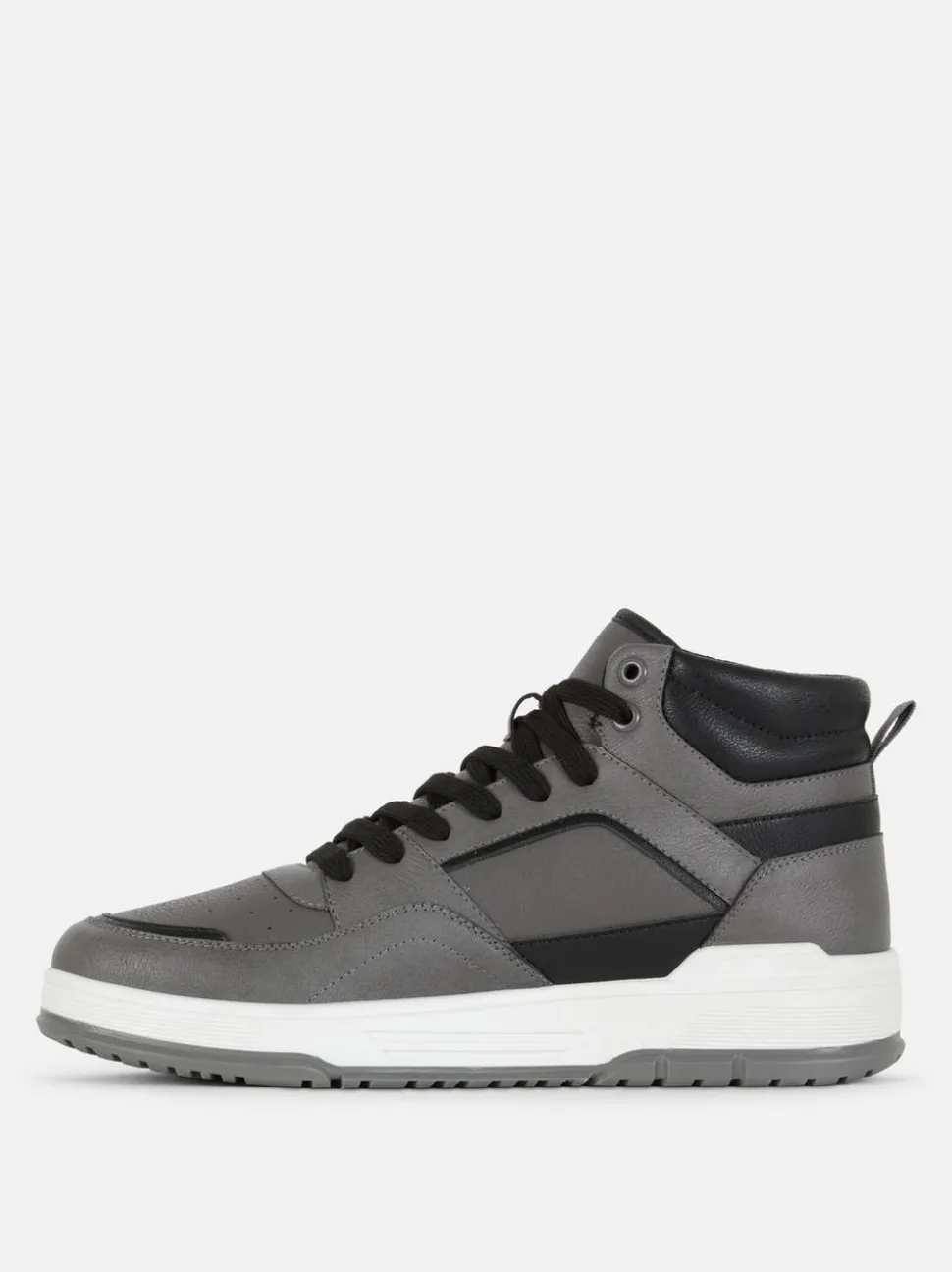 High-Top-Sneaker mit Einsätzen