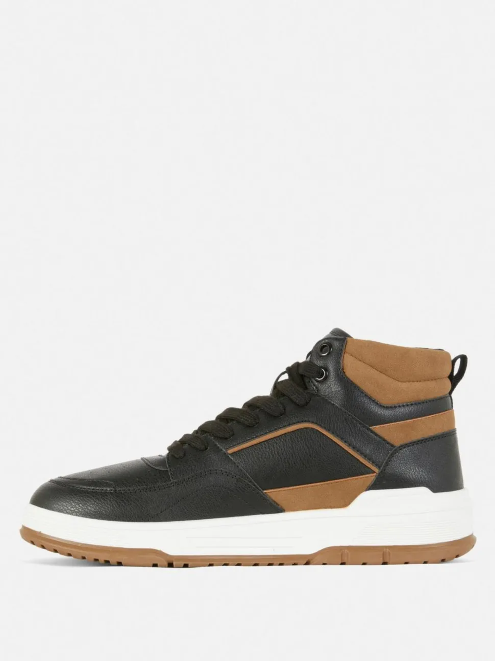 High-Top-Sneaker mit Einsätzen