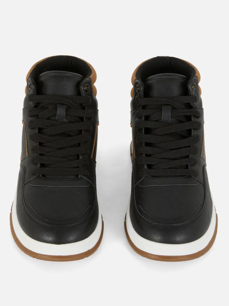 High-Top-Sneaker mit Einsätzen