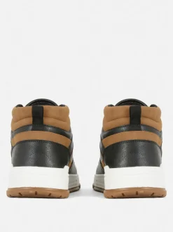 High-Top-Sneaker mit Einsätzen