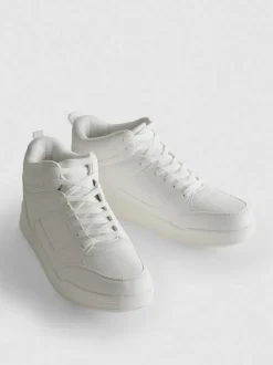 High-Top-Sneaker mit Schnürsenkeln