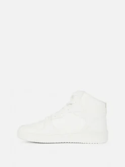High-Top-Sneakers mit klobiger Sohle