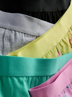 Hipster-Shorts mit Flamingo-Designs, 5er-Pack