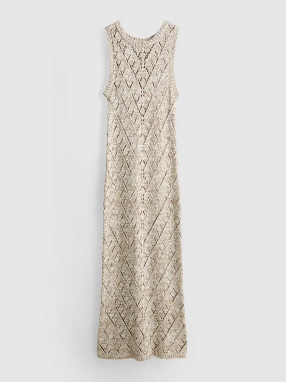 Häkel-Maxikleid mit geometrischem Muster