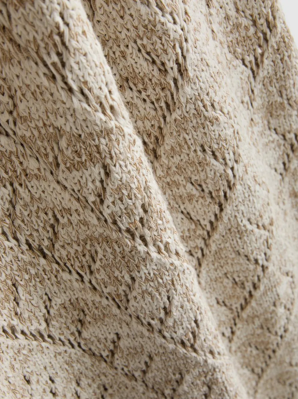 Häkel-Maxikleid mit geometrischem Muster