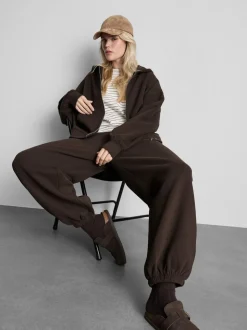 Hoodie mit Reißverschluss und hohem Baumwollanteil