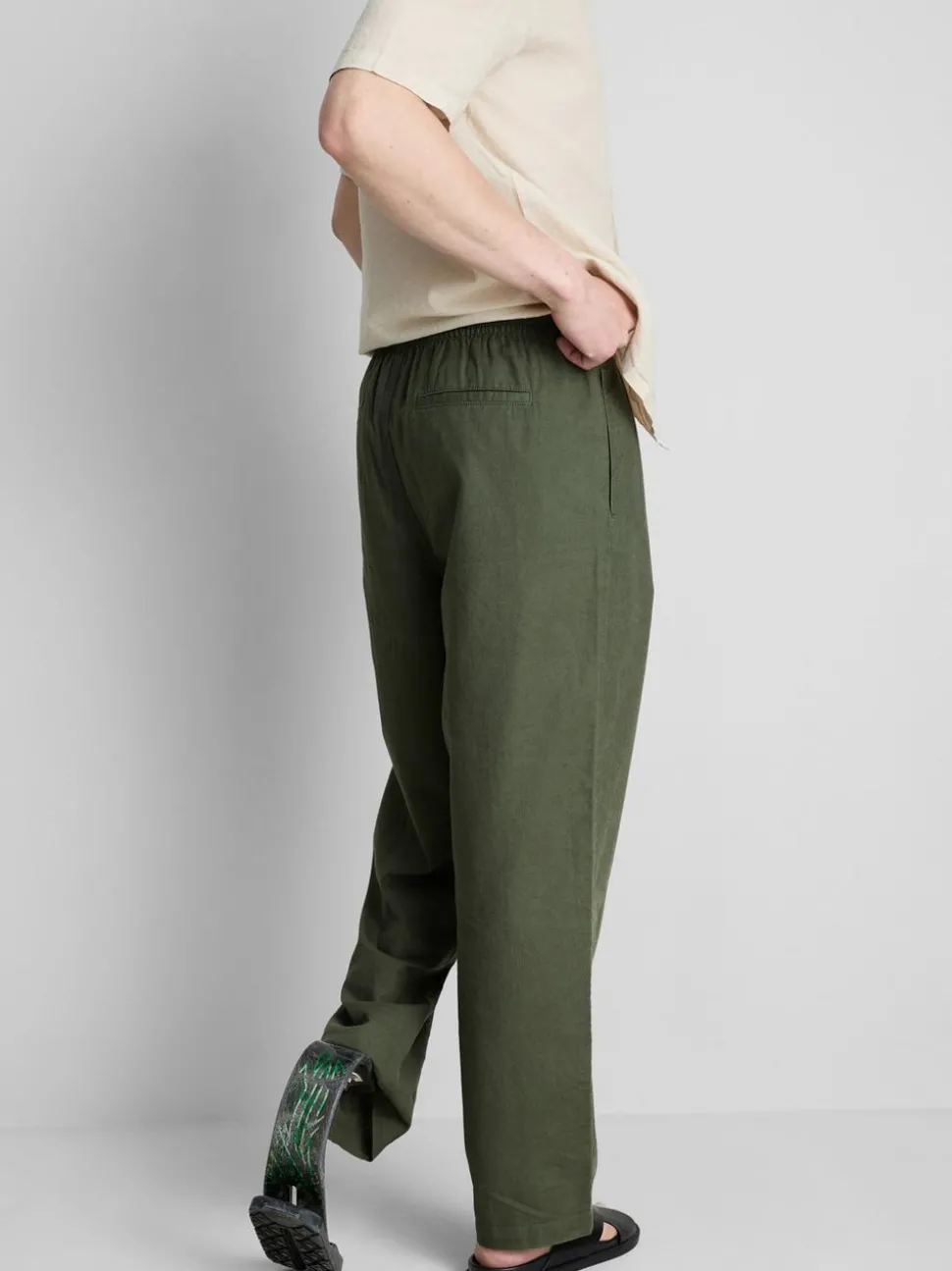 Hose aus Leinengemisch