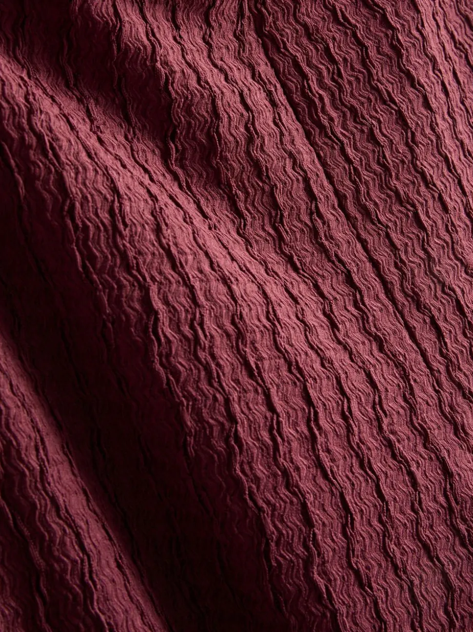 Hose in Knitteroptik mit weitem Bein