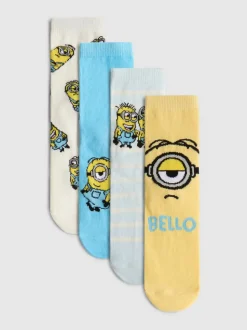 „Ich – Einfach unverbesserlich Minions“ Söckchen, 4er-Pack