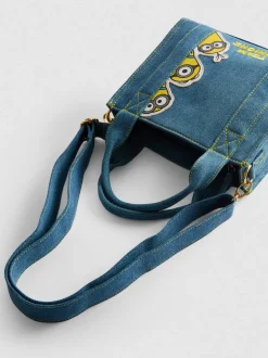 „Ich – einfach unverbesserlich“ Denim-Minitragetasche