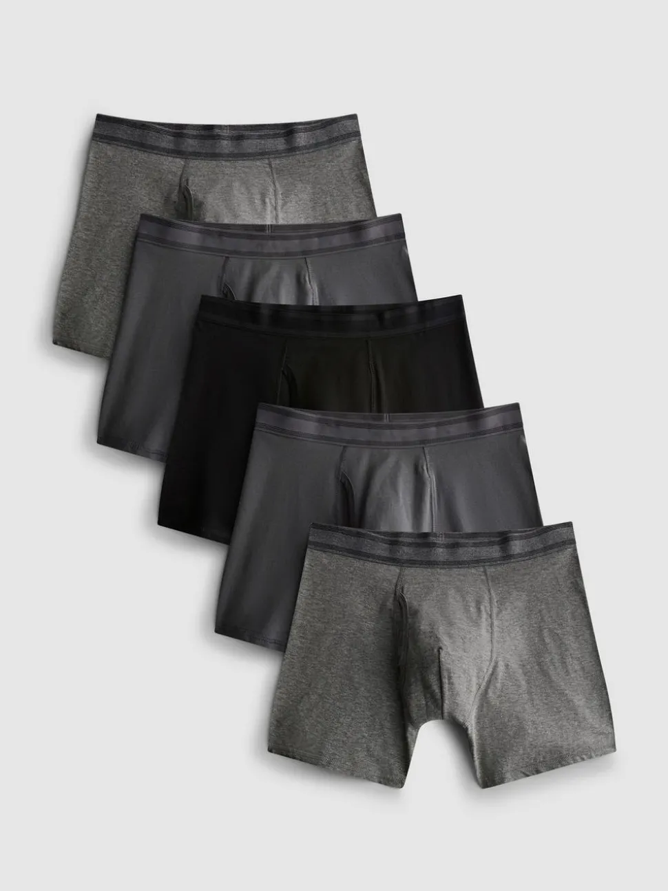 Jacquard-Boxershorts, 5er-Pack