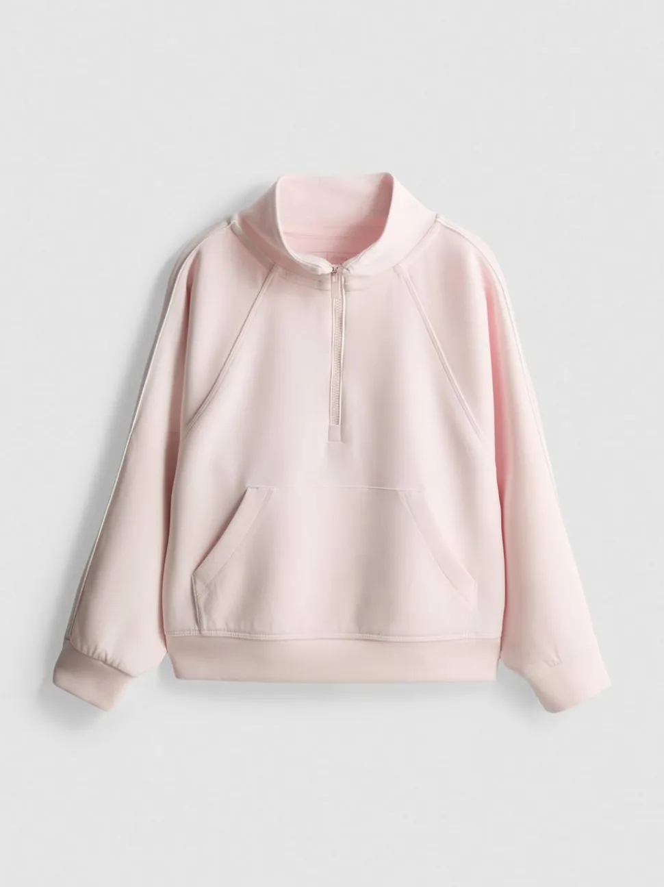 1–9 Jahre | Active-Sweatshirt mit halbem Reißverschluss und Trichterkragen