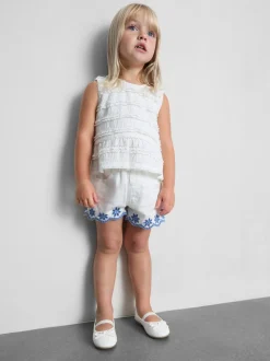 1,5–9 Jahre | Bestickte Jeansshorts