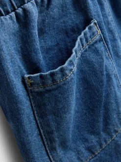 1,5–8 Jahre | Besticktes Denim-Top und Shorts im Set