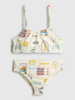 7–15 Jahre | Bikini mit Postkarten-Print