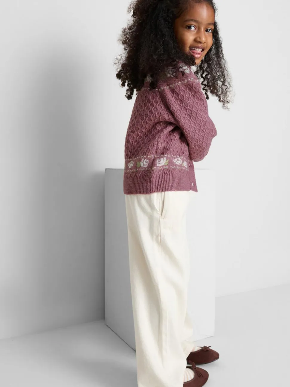 1–9 Jahre | Cardigan mit Bogenkante