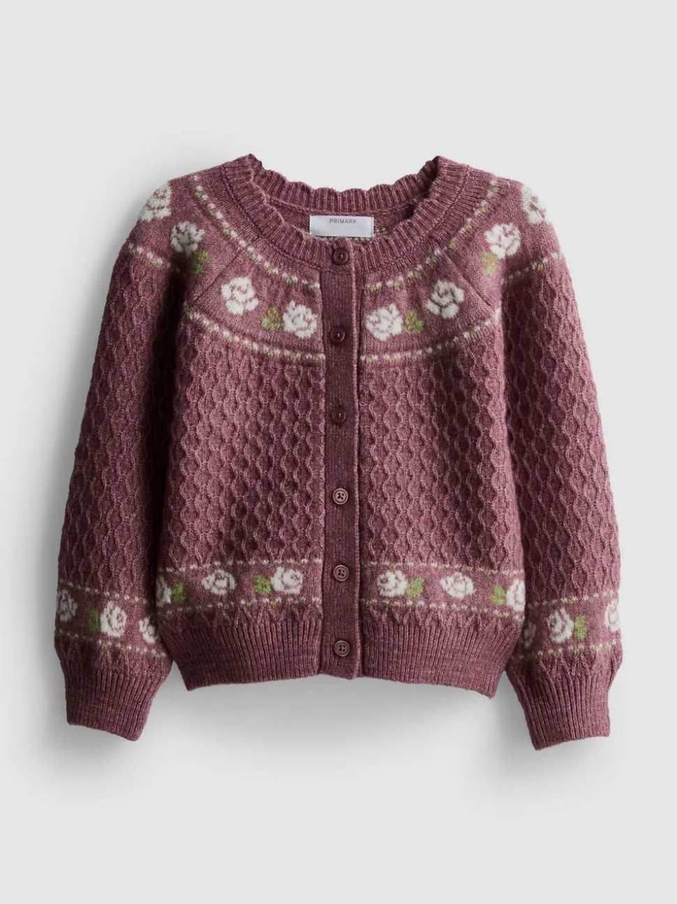 1–9 Jahre | Cardigan mit Bogenkante