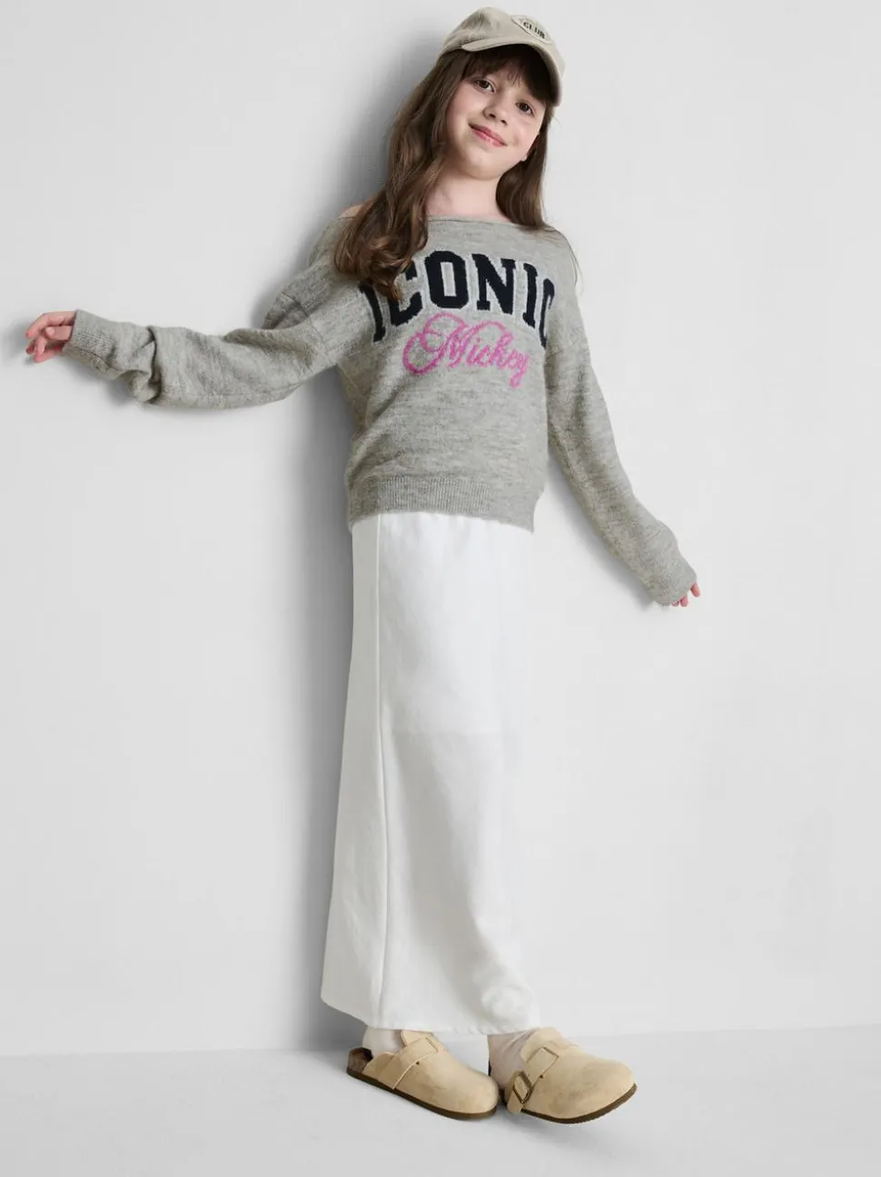 7–15 Jahre | „Disney Micky Maus“ Pullover mit U-Boot-Ausschnitt