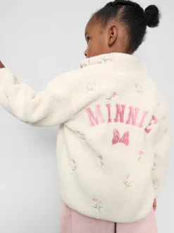 1–9 Jahre | „Disney Minnie Maus“ Borgjacke mit Trichterkragen