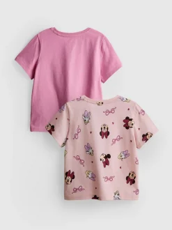 1–9 Jahre | „Disney Minnie Maus“ T-Shirts, 2er-Pack