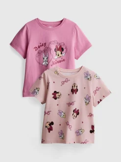1–9 Jahre | „Disney Minnie Maus“ T-Shirts, 2er-Pack
