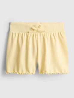1,5–8 Jahre | Gerippte Shorts mit gekräuseltem Saum