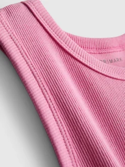 7–15 Jahre | Geripptes, ärmelloses Kleid