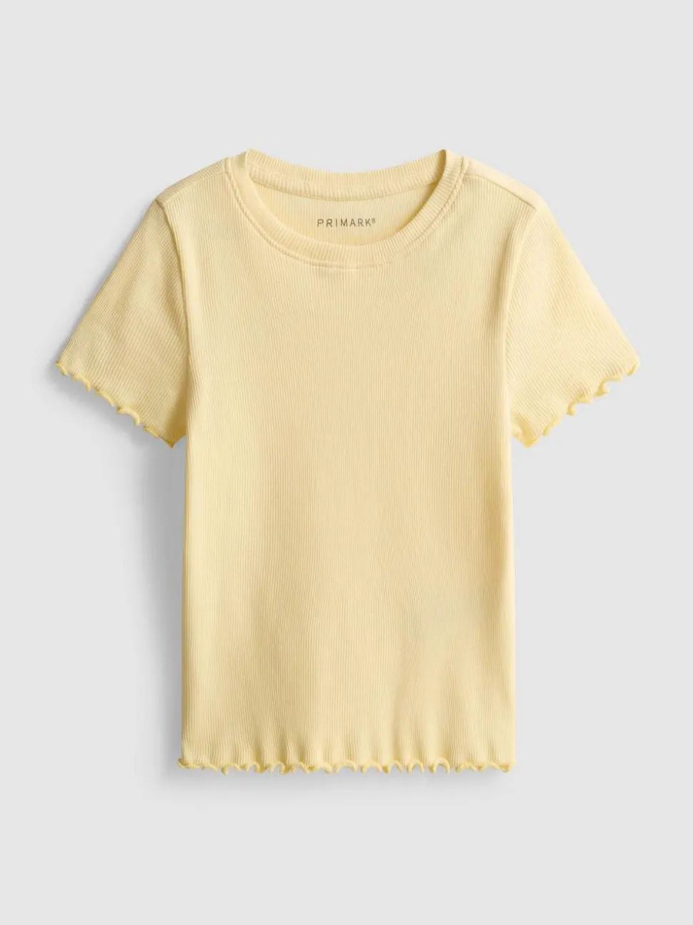 1,5–8 Jahre | Geripptes T-Shirt mit gekräuseltem Saum