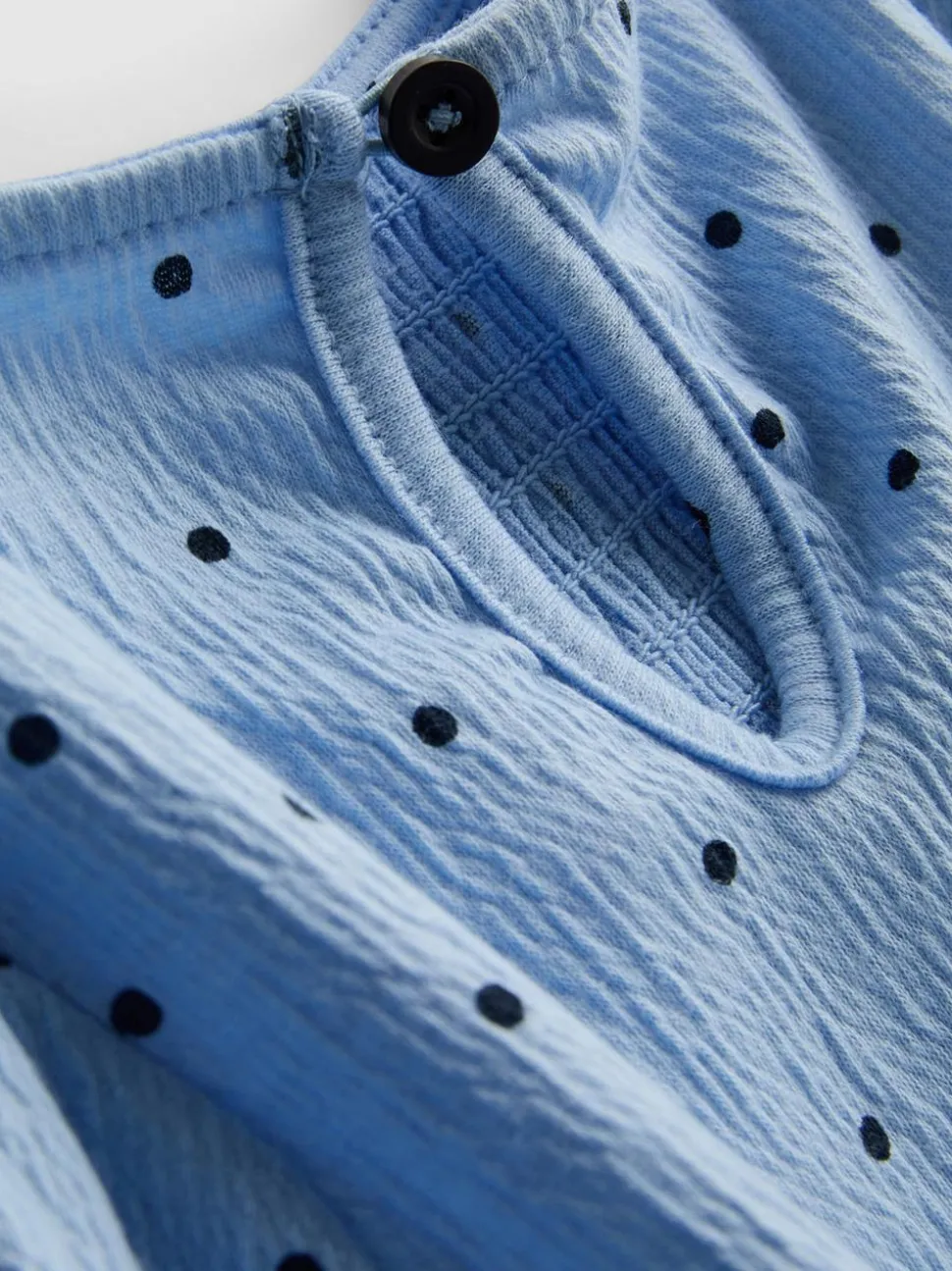 1–9 Jahre | Gesmoktes Kleid in Knitteroptik mit Ballonärmeln