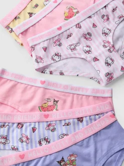 3–15 Jahre | „Hello Kitty and Friends“ Hipster-Slips, 6er-Pack