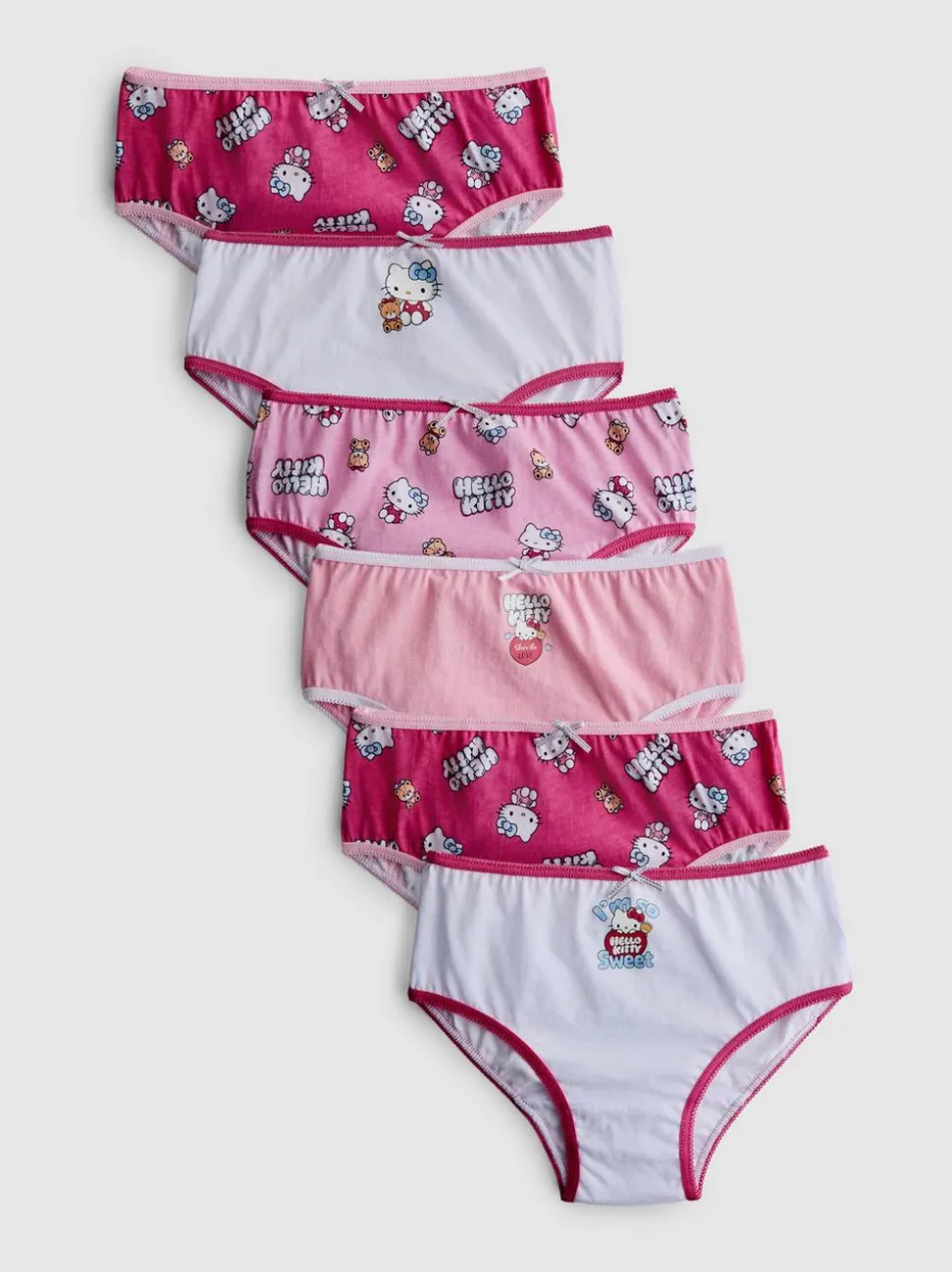 1,5–14 Jahre | „Hello Kitty“ Slips, 6er-Pack