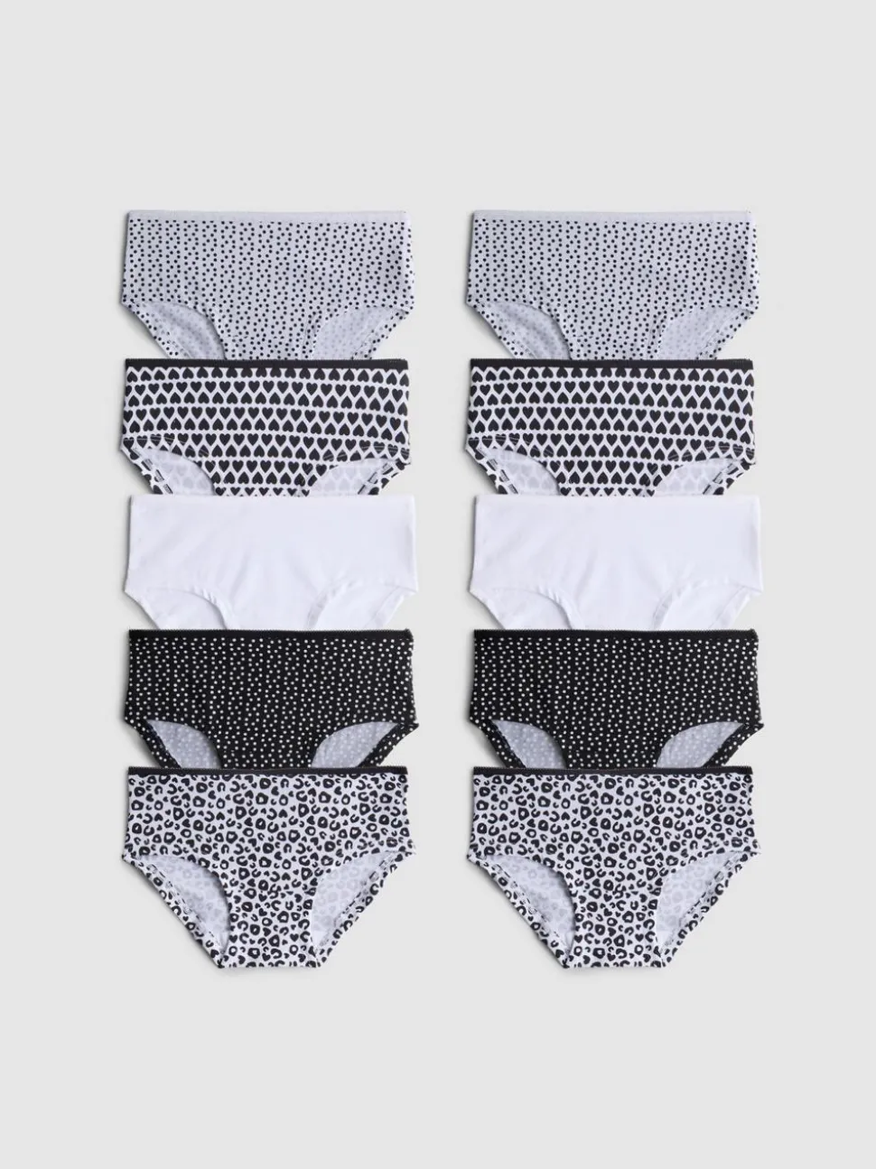 1,5–15 Jahre | Hipster-Slips mit Print, 10er-Pack