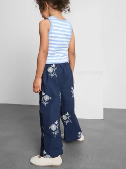 1,5–9 Jahre | Hose mit Blumenstickerei