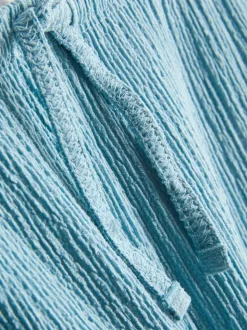 7–15 Jahre | Hose mit Knitterstruktur und gekräuseltem Saum