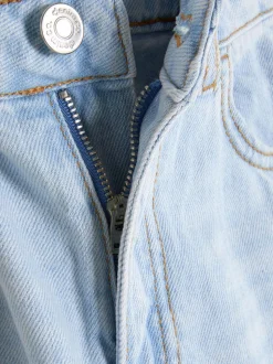 7–15 Jahre | Jeans mit weitem Bein und Schlitz am Saum