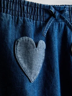 1,5–8 Jahre | Jeansrock mit herzförmigen Taschen