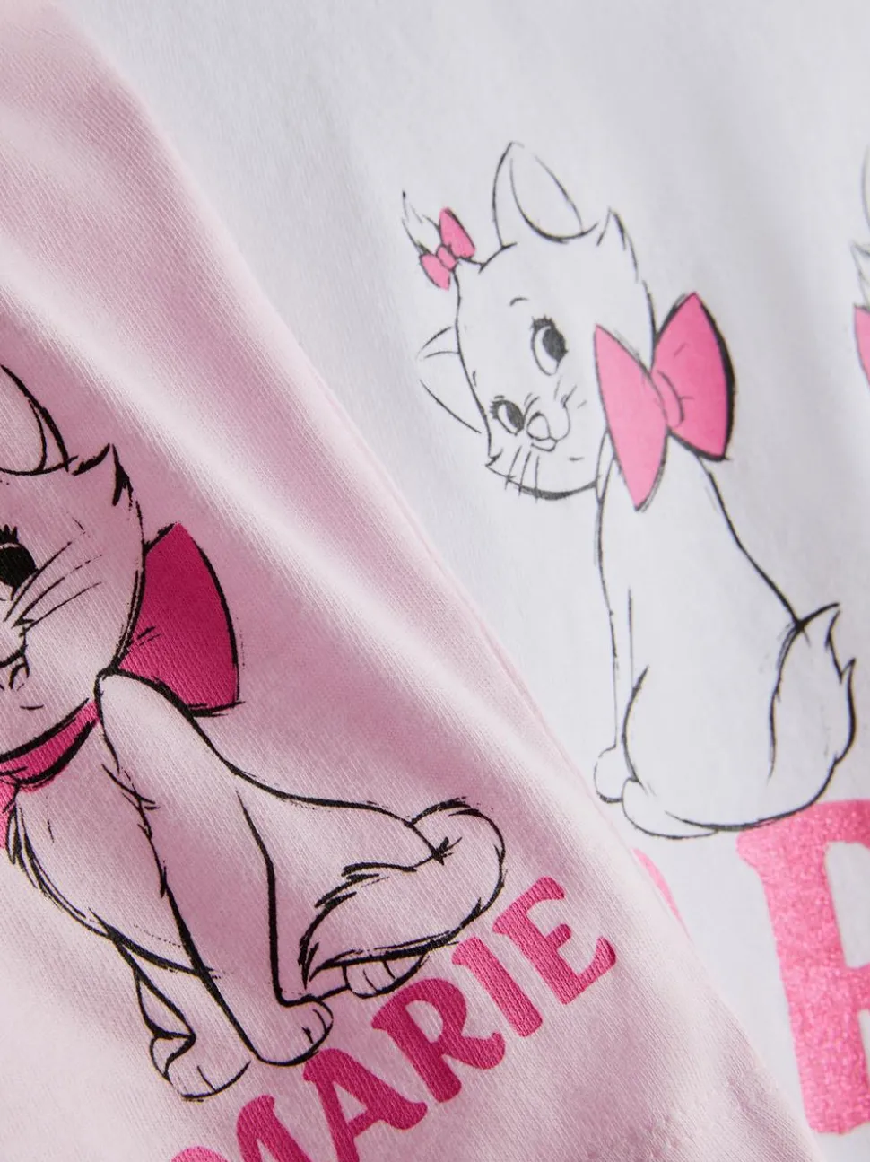 1,5–8 Jahre | Kurzer „Disney Aristocats Marie“ Schlafanzug, 2er-Pack
