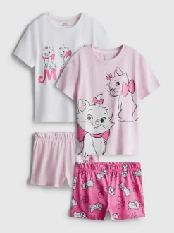 1,5–8 Jahre | Kurzer „Disney Aristocats Marie“ Schlafanzug, 2er-Pack