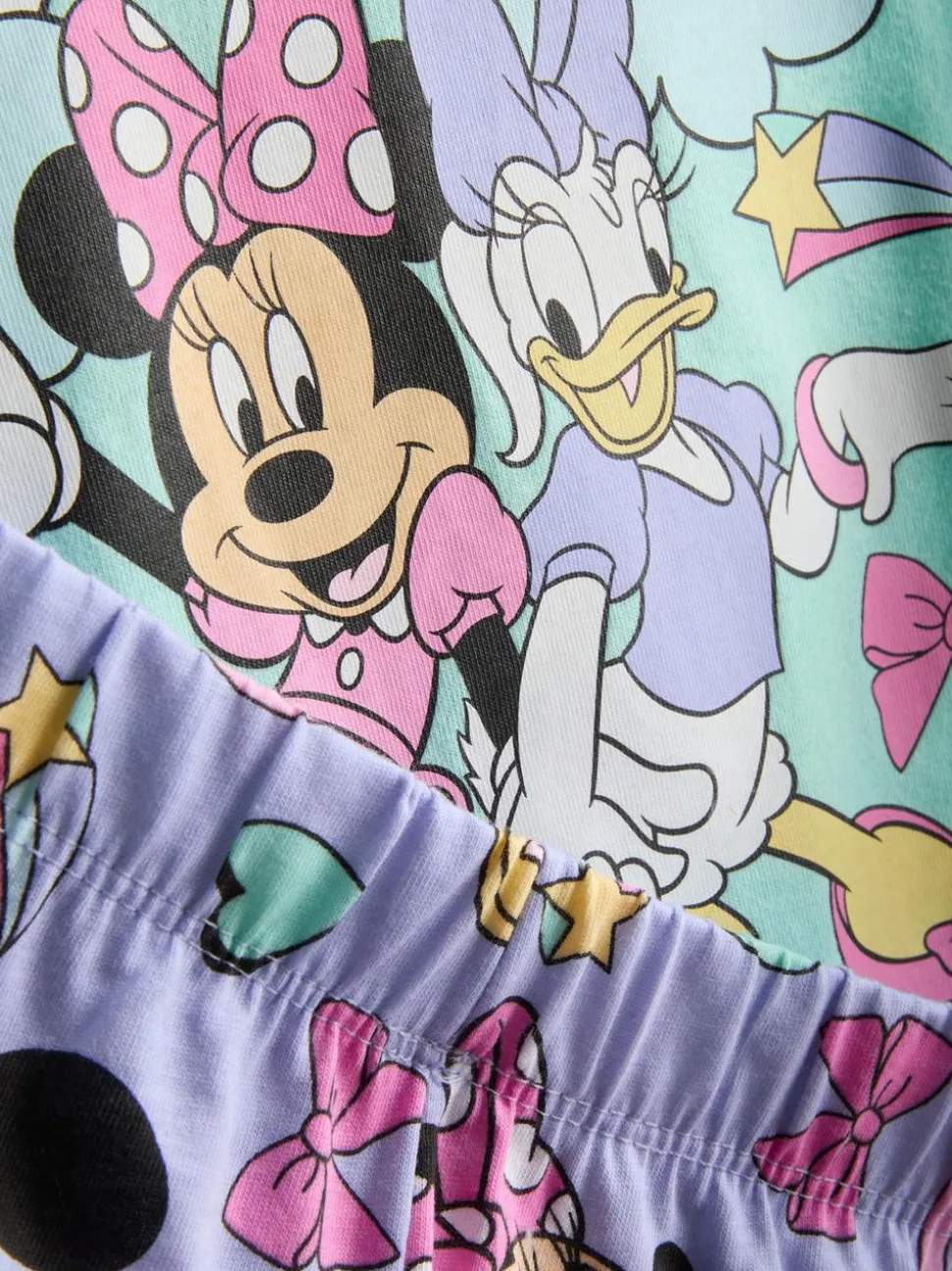 1,5–8 Jahre | Kurzer „Disney Minnie Maus Daisy Duck“ Schlafanzug, 2er-Pack