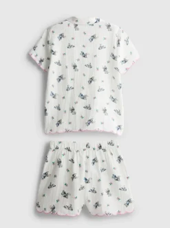 5–15 Jahre | Kurzer „Disney Stitch“ Hemdschlafanzug