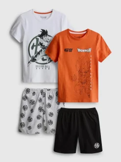 7–15 Jahre | Kurzer „Dragon Ball Z“ Schlafanzug, 2er-Pack