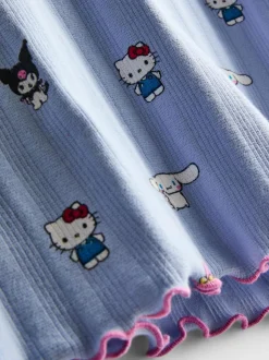 5–15 Jahre | Kurzer „Hello Kitty and Friends“ Pointelle-Schlafanzug