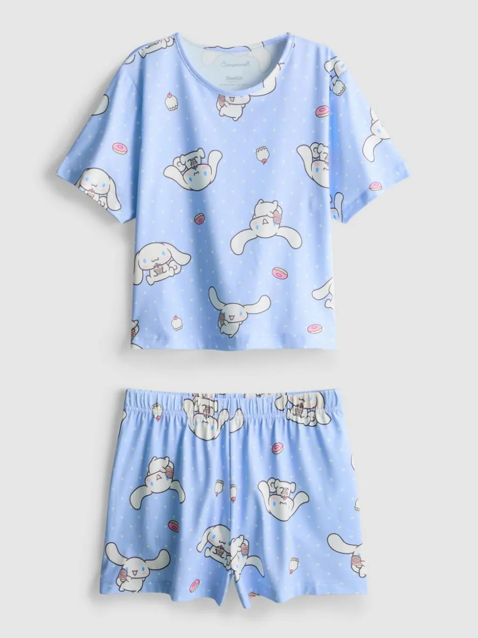 5–15 Jahre | Kurzer „Hello Kitty Cinnamoroll“ Schlafanzug