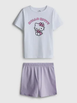 5–15 Jahre | Kurzer „Hello Kitty“ Schlafanzug