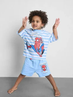 1,5–10 Jahre | Kurzer „MARVEL Spider-Man“ Schlafanzug