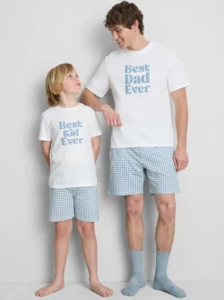 1,5–12 Jahre | Kurzer Schlafanzug mit „World's Best Kid“-Grafik