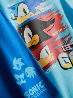 7–15 Jahre | Kurzer „Sonic the Hedgehog“ Schlafanzug