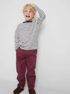 1–9 Jahre | Langarmshirt aus reiner Baumwolle mit Streifen