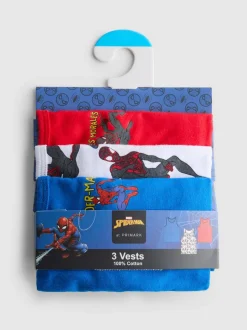 1,5–10 Jahre | „Marvel Spider-Man“ Unterhemden, 3er-Pack