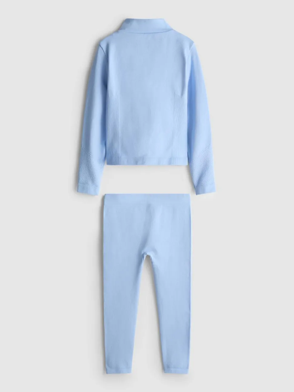 3–8 Jahre | Nahtloses Active-Set mit Sweatshirt mit Trichterkragen und Leggings